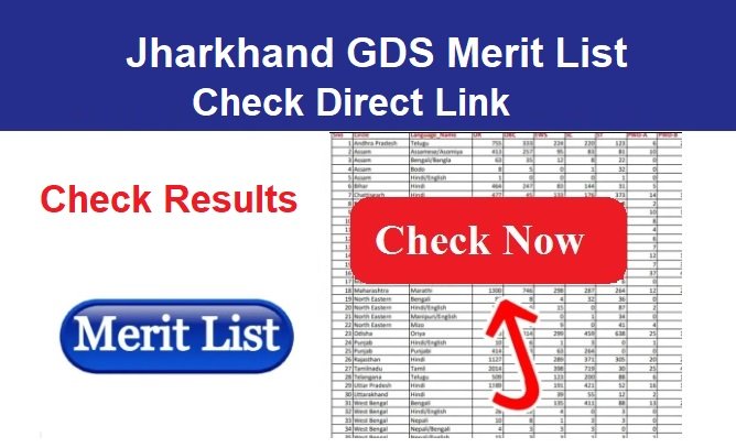 Jharkhand GDS Merit List 2024 Out Check Direct Link