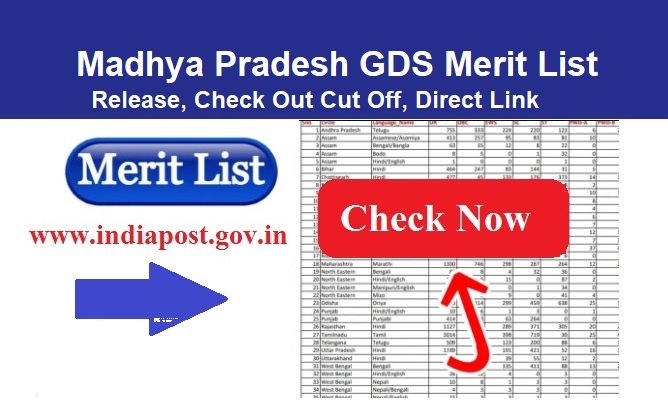 Madhya Pradesh GDS Merit List 2024 Release, Check Out Cut Off, Direct Link