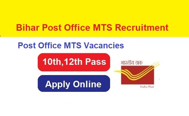 Bihar Post Office MTS Recruitment 2024 Apply Online For 2730 Post Vacancies @www.indiapostgdsonline.gov.in