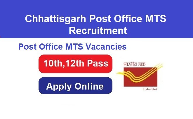 Chhattisgarh Post Office MTS Recruitment 2024 Apply For 1210 Post, @www.cgpost.gov.in